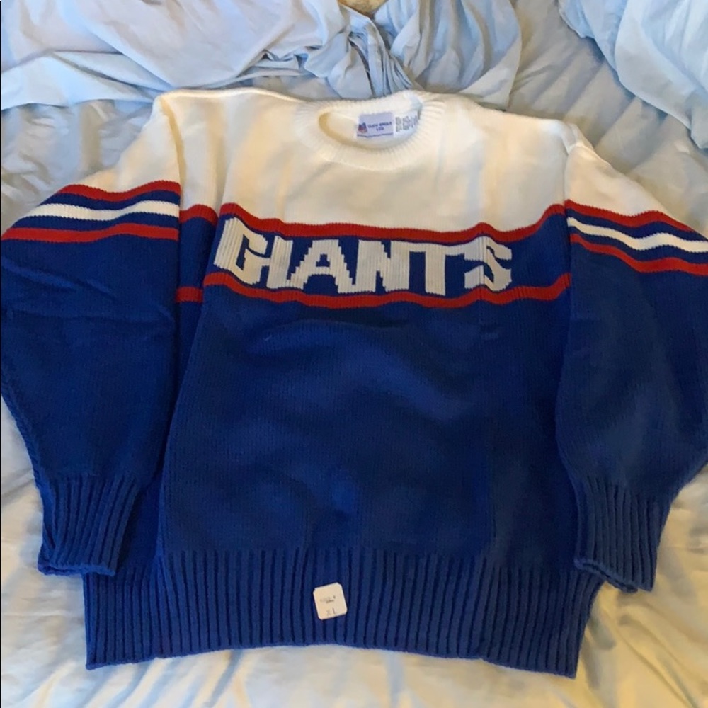 NWT New York Giants Cliff Engle Sweater